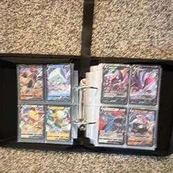 Pokemon TCG Binder Lot Pikachu Charizard Eevee Umbreon Flareon Foil Cards - Image 3