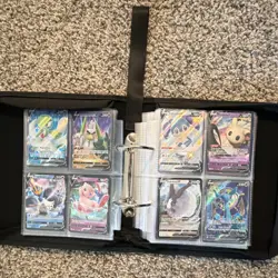 Pokemon TCG Binder Lot Pikachu Charizard Eevee Umbreon Flareon Foil Cards - Image 4