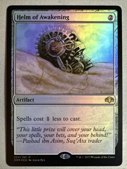 MTG / Helm of Awakening / DMR / #224 / FOIL / Rare / NM - Image 1