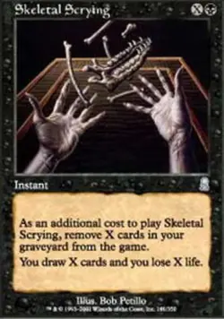 1 x Skeletal Scrying - Odyssey - NM-Mint - MTG - Image 1