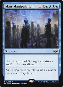 Mass Manipulation R Ravnica Allegiance 42 NM - Image 1
