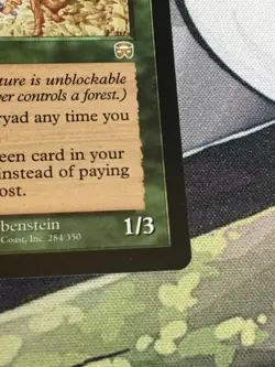 C4913 MAGIC MTG MERCADIAN MASQUES VINE DRYAD #284 RARE LP - Image 5