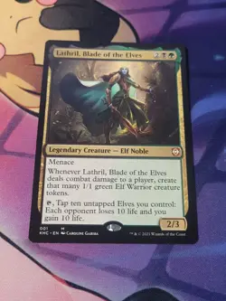 Lathril, Blade of the Elves Commander: Kaldheim Regular NM MTG - Image 1