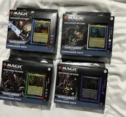Magic the Gathering MTG Warhammer 40k Set of 4 Commander deck New Factory sealed - Image 1