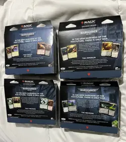 Magic the Gathering MTG Warhammer 40k Set of 4 Commander deck New Factory sealed - Image 2
