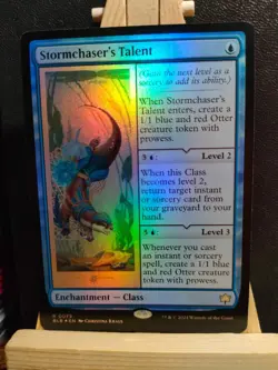 Stormchaser's Talent FOIL - Bloomburrow - Rare - NM (see pics) MTG - Image 1