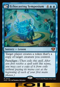 Echocasting Symposium ** FOIL ** Secrets of Strixhaven - NM MTG - Image 1