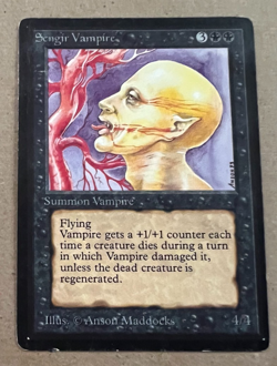 Sengir Vampire - Beta - MTG - Magic the Gathering - HP - Image 2