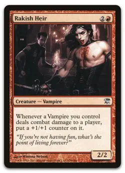 Rakish Heir #158 (LP) Innistrad ISD Magic MTG - Image 1