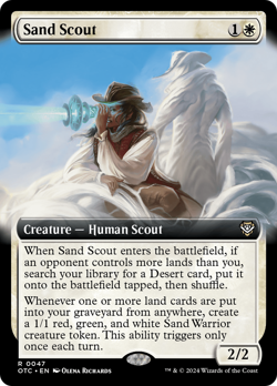 Sand Scout (REGULAR) x1 - MTG Outlaws of Thunder Junction Commander OTC #47 - Image 1