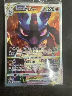 Pokemon TCG Lucario VSTAR SWSH291 - Promo - Image 1