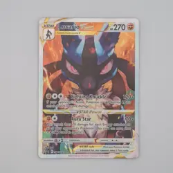 Pokemon TCG Lucario VSTAR SWSH291 Black Star Promo Holo - Image 1