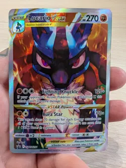 Lucario VStar SWSH291 Sword & Shield Black Star Promo Pokemon TCG NM - Image 1