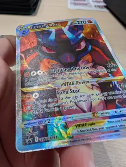 Lucario VStar SWSH291 Sword & Shield Black Star Promo Pokemon TCG NM - Image 3
