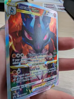 Lucario VStar SWSH291 Sword & Shield Black Star Promo Pokemon TCG NM - Image 4