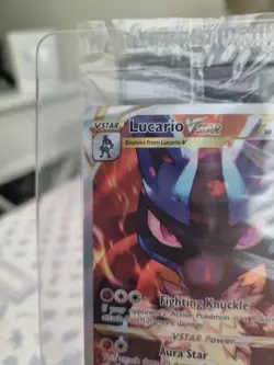 Pokemon TCG Lucario Vstar Swsh291 Holo Promo SEALED - Image 2
