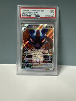 Pokemon Lucario VSTAR SWSH291 Sword & Shield Promo Full Art Holo PSA 9 2023 - Image 1