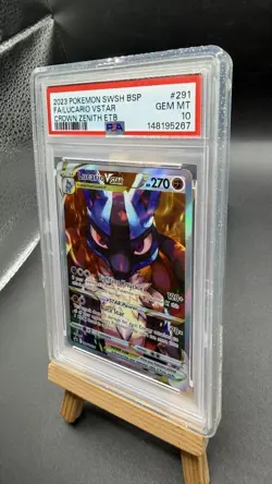 Pokemon TCG Crown Zenith Promo Lucario VSTAR SWSH291 PSA 10 Gem Mint - Image 2