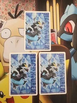 Lot Of 3 Snivy Line Pokemon Japanese Black Kyurem Poker Playing Card 2012 NM - Image 2