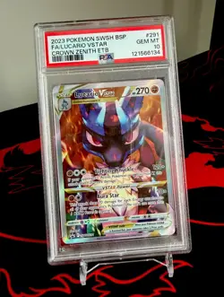 Pokemon TCG Crown Zenith Promo Lucario VSTAR SWSH291 PSA 10 Gem Mint - Image 3