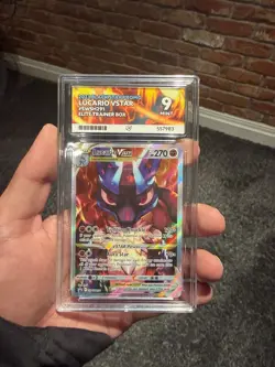 Pokemon TCG Lucario Vstar SWSH291 Promo ACE 9 - Image 1