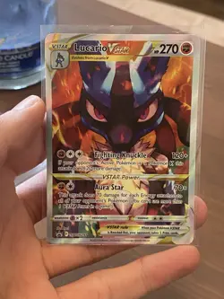 Pokemon TCG Lucario VSTAR SWSH291 Promo Card Crown Zenith Mint Condition - Image 3