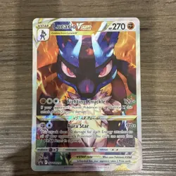 Pokemon TCG Lucario Vstar Sword & Shield Swsh291 Holo Promo - Image 1
