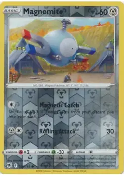 MAGNEMITE 105/189 ASTRAL RADIANCE POKEMON (REVERSE HOLO, NM) - Image 1