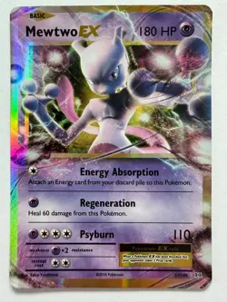 Pokemon TCG Mewtwo EX 52/108 Ultra Rare XY Evolutions MP - Image 1