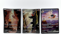 Pokemon 151 SIR Charizard ex 199/165 Charmander Charmeleon Evolution Set NM/M - Image 1