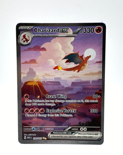 Pokemon 151 SIR Charizard ex 199/165 Charmander Charmeleon Evolution Set NM/M - Image 3