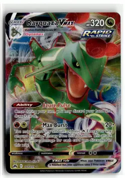 2023 Pokemon - Sword & Shield Crown Zenith Rayquaza VMAX #101/159 - Image 1