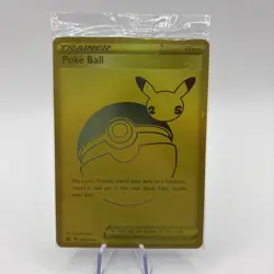 SEALED Pokemon Card Poke Ball SWSH146 Gold Celebrations 25th Anniversary - Image 1