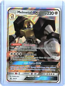 SM Promos #SM178 Melmetal GX Holo Card - 2016 Pokemon TCG Promo Card - Image 1
