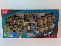 Pokemon - Crown Zenith 14 x Booster Pack s - Sea and Sky Collection Box - Sealed - Image 1