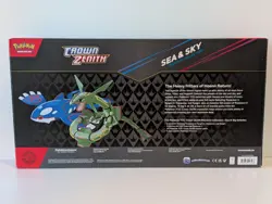 Pokemon - Crown Zenith 14 x Booster Pack s - Sea and Sky Collection Box - Sealed - Image 2