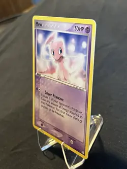 Pokemon Card TCG Mew 111/110 Holon Phantoms Non-Holo DVD Promo Regular Rare DMG - Image 3