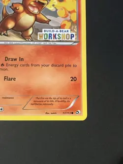 Pokemon TCG Charmander Build-A-Bear Workshop Promo Exclusive 17/113 Regular - Image 5