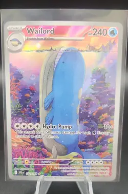 2025 Pokemon Wailord 162/159 Sv09: Journey Together Holo - Image 1
