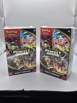Pokemon TCG Mega Evolution (1) Perfect Order Booster Bundle (6 Packs) New Sealed - Image 1