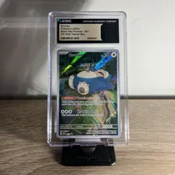POKEMON 151 CGC PRISTINE 10 SNORLAX #051 ETB BLACK STAR PROMO - Image 2