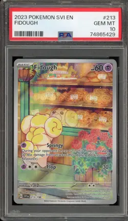 Pokemon Fidough Scarlet & Violet Illustration Rare #213 PSA 10 Gem Mint - Image 1