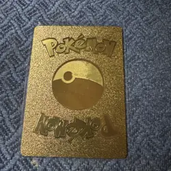 Pokemon Pikachu Lucha Libre Gold Foil Fan Art Card 076/073 NM/M - Image 2