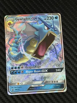 Pokemon Gyarados GX SM212 Hidden Fates Card - Sun & Moon - NM/M - Image 1