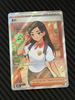 Pokemon TCG | Eri 136/131 Full Art Scarlet & Violet Prismatic Evolutions NM - Image 1
