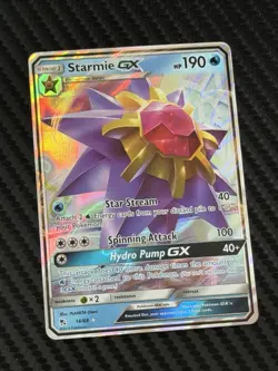 Starmie GX 14/68 Ultra Rare Hidden Fates Pokemon TCG Card NM Mint - Image 1