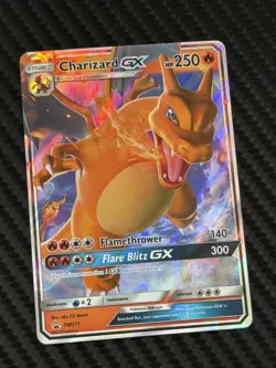 Pokemon TCG - Charizard GX SM211 from Sun & Moon Black Star Promo Holo NM - Image 1