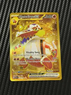 Pokemon Skeledirge EX TCG Holo Hyper Rare Card Paldea Evolved 272/193 - Image 1