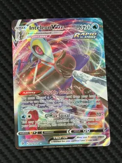 Inteleon VMAX - 079/264 - Pokemon Fusion Strike Sword Shield Ultra Rare Card NM - Image 1