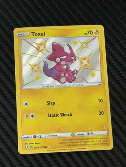 Pokemon Toxel Shiny Holo Rare Shining Fates: Shiny Vault SV041/SV122 NM - Image 1